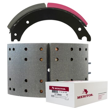 Meritor-Euclid MG2 Lined Brake Shoe - Hendrickson Shoes - 420 x 219mm. Comes with Hardware